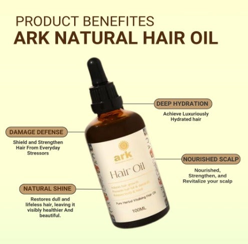 ARK Herbal Hair Oil  for All Type of Hair Problem (100ml)